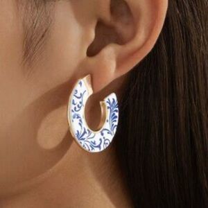 Bohemian round earrings A969
